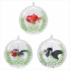 5個 金魚鉢バルーン