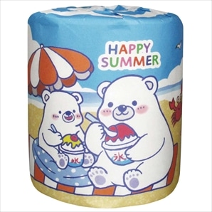 100個 ハッピーサマー トイレットペーパー