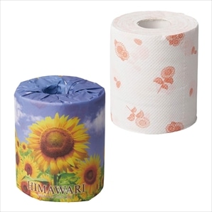 100個 ひまわりトイレットペーパー