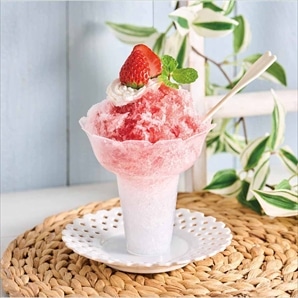 【25個】 かき氷カップフラワー クリア