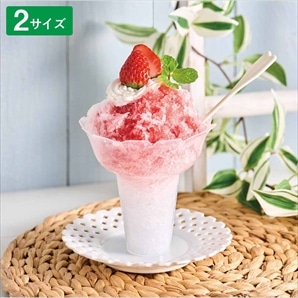 【25個】 かき氷カップフラワー クリア