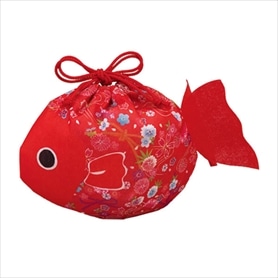 【20枚】 巾着バッグ 和柄金魚