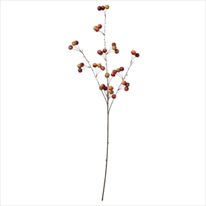 ミニアップルベリー造花スプレー88cm