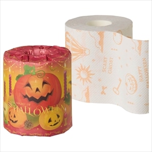 100個 ハロウィントイレットペーパー