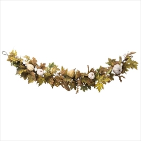 オータムガーランド ホワイト150cm　(造花)