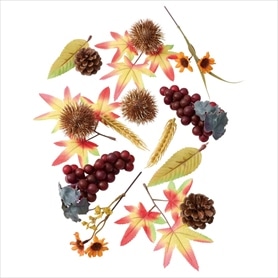 秋の味覚セット16個入り（造花）