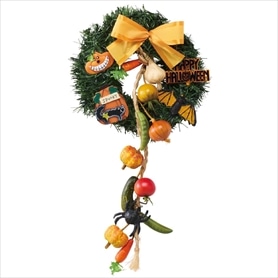 ハロウィンリース 幅23cm（造花）