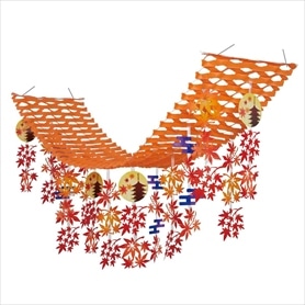 夕暮れ紅葉プリーツハンガー