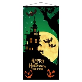 ハロウィンタペストリー グリーンハロウィン