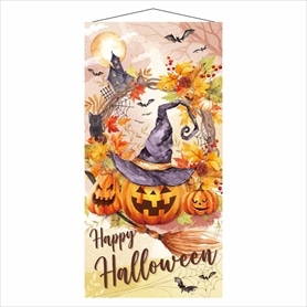 ハロウィンタペストリー ハロウィンオータムリース