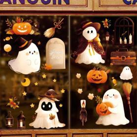 ハロウィンウインドウステッカー