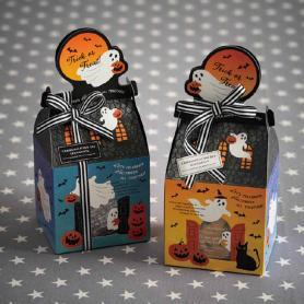 【10枚】 窓付きギフトボックス ゴーストハロウィン