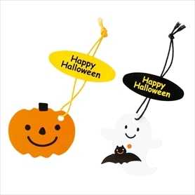 【30枚】 アソートミニタグ ハロウィン