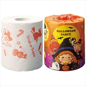 100個 ハロウィンパーティートイレットペーパー