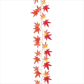 6本 紅葉ガーランド ミックス180cm(造花)