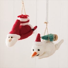 びよんびよんフェルトオーナメント