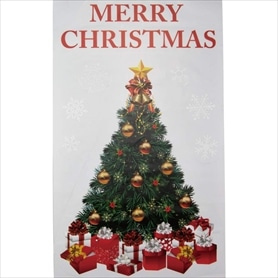 ウインドウステッカー 大 クリスマスツリー