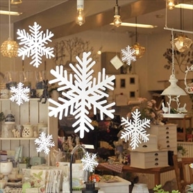 ウインドウシール BIGスノーフレーク