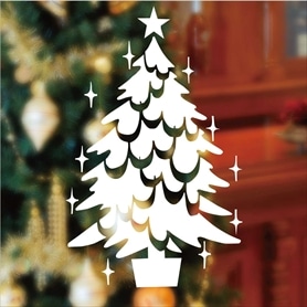 スノースプレー用型紙 M クリスマスツリー