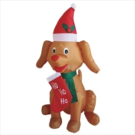 エアブロードール クリスマスドッグ