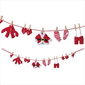 サンタ服クリスマスガーランド