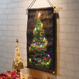 クリスマスLEDタペストリー