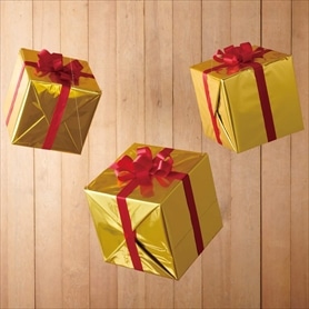 ビックプレゼントボックス ゴールド幅30cm