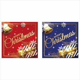 10枚 クリスマス(ギフト&ベル) テーマポスター