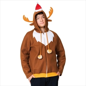 クリスマスなりきりパーカー トナカイ