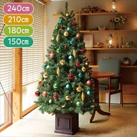 ウッドポットクリスマスツリーセット カラフル［ストエキオリジナル］