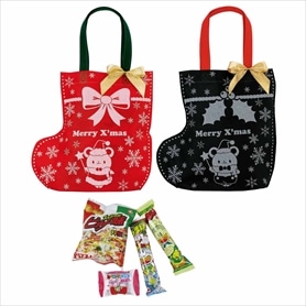 60個 クリスマスギフトバッグ(お菓子入り)
