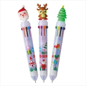 120本 クリスマス10色カラーボールペン