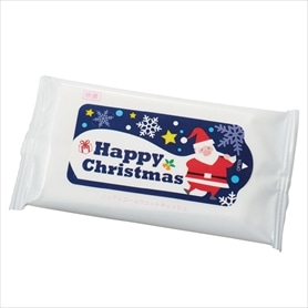 100個 クリスマスウェットティッシュ10枚