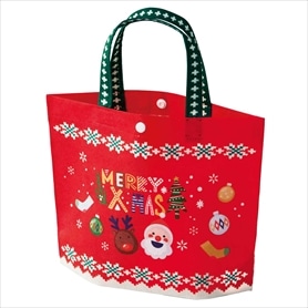 20枚 トートバッグ クリスマス レッド