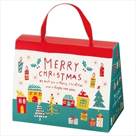 10枚 バッグ型ギフトボックス クリスマス ドリーム