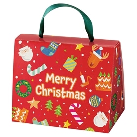 10枚 バッグ型ギフトボックス クリスマス ポップ
