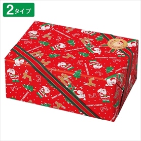 50枚 包装紙 クリスマスサンタ