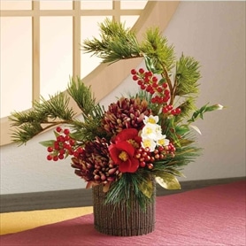 正月飾りアレンジ