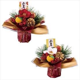 迎春椿アレンジ 高さ17cm