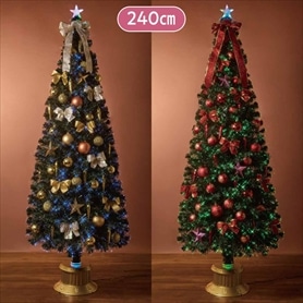 デコレーションファイバーツリーセット 240cm