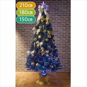 デコレーションファイバーツリーセット ゴールド