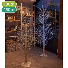 ホワイトバーチクリスマスツリースタンド