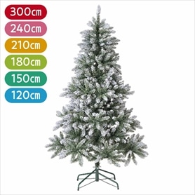 デラックススノーヌードクリスマスツリー 