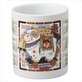 30個 干支カレンダーマグカップ（ひつじ）