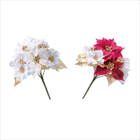 ポインセチア造花ブッシュ