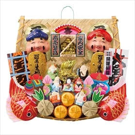 えべっさん飾り福箕(置き掛け両用)幅53cm