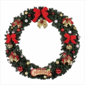 120cm特大クリスマスリースセット