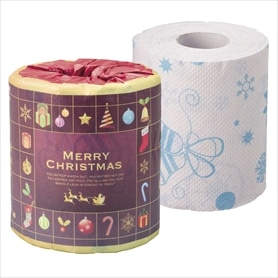 100個 クリスマストイレットペーパー