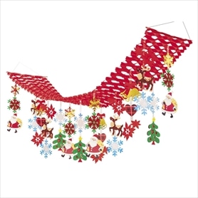 ノエルハートクリスマスプリーツハンガー