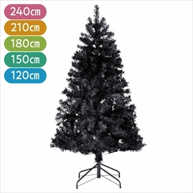 PVCヌードクリスマスツリー ブラック スタンダード